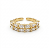 Anel Duo Marquise Real