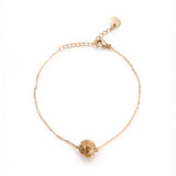 Pulseira Dourada com Caramujo Central