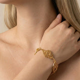 Pulseira Encantos de Viana - Banho de Ouro